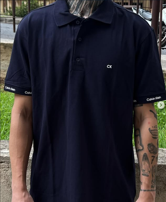 Camisa Polo Azul Marinho